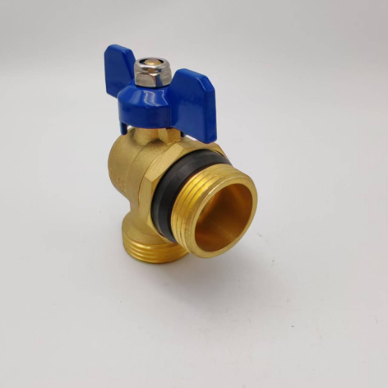All-copper angled ball valve